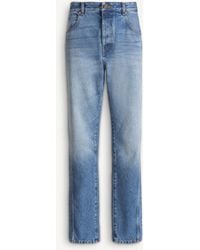 Balmain - Straight-Leg Denim Jeans - Lyst