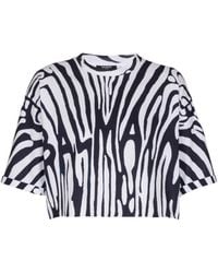 Balmain - Zebra T-Shirt - Lyst
