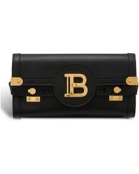Balmain - Smooth Leather B-Buzz 23 Clutch Bag - Lyst