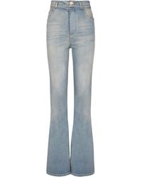 Balmain - Flared-Fit Denim Jeans - Lyst