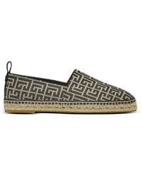 Balmain - Monogram Jacquard Espadrilles - Lyst