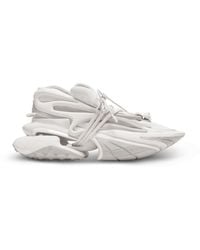 Balmain - Neoprene And Leather Unicorn Low-Top Sneakers - Lyst