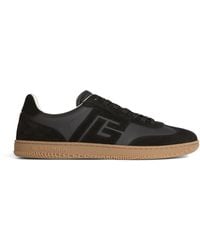 Balmain - Swan Suede And Smooth Leather Trainers - Lyst
