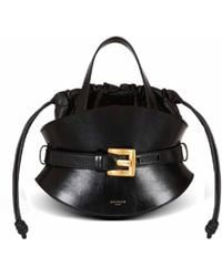 Balmain - Shuffle Mini Leather Bag Black - Lyst