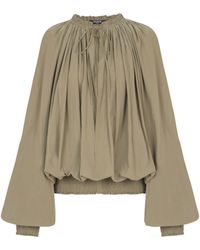 Balmain - Cotton Blouse - Lyst