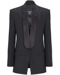 Balmain - Wool Tuxedo Jacket - Lyst