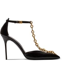 Balmain - Sync Patent Leather Stilettos - Lyst