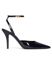 Balmain - Patent Leather Strappy Pumps - Lyst