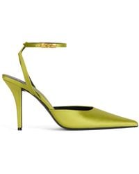 Balmain - Satin Strappy Pumps - Lyst