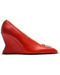 Balmain - Zip Wedge Pumps - Lyst