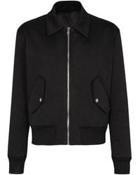 Balmain - Cotton Bomber Jacket With Vintage Logo - Lyst