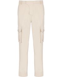 Balmain - Cotton Cargo Trousers - Lyst