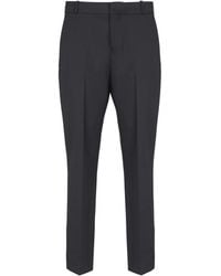 Balmain - Straight-Leg Tailored Wool Trousers - Lyst
