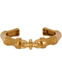 Balmain - Brass Bamboo Sync Bracelet - Lyst