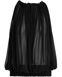 Balmain - Sleeveless Muslin Top - Lyst
