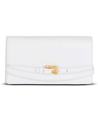 Balmain - Shuffle Calfskin Wallet With Chain - Lyst