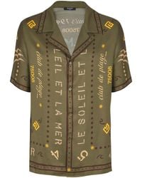 Balmain - Shirt With Club Print - Lyst