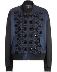 Balmain - Satin Military Bomber Jacket - Lyst