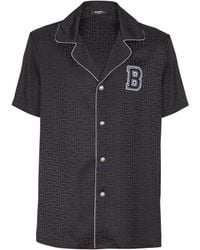 Balmain - Varsity Pyjama Shirt - Lyst