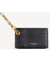 Balmain - Pulse Monogram Jacquard Card Holder - Lyst