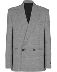 Balmain - Prince Of Wales 2-Buttons Blazer - Lyst