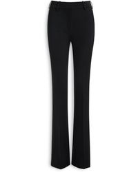 Balmain - Low-Waisted Wool Satin Trousers - Lyst
