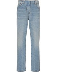 Balmain - Regular-Fit Denim Jeans - Lyst