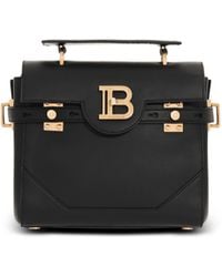 Balmain - Smooth Leather B-Buzz 23 Bag - Lyst