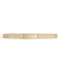 Balmain - Braided Brass Belt - Lyst
