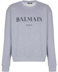 Balmain - Printed Sweatshirt - Lyst