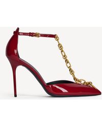 Balmain - Escarpins Sync En Cuir Verni - Lyst