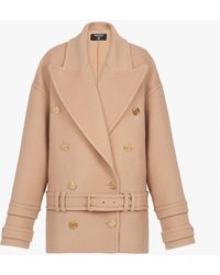 balmain overcoat