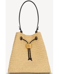 Balmain - Pulse Crochet And Leather Backpack - Lyst