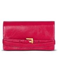 Balmain - Shuffle Calfskin Wallet With Chain - Lyst