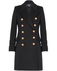 Balmain - Manteau 10 Boutons En Laine Et Cachemire - Lyst