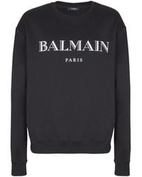 Balmain - Printed Sweatshirt - Lyst