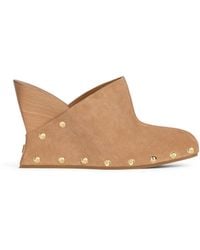 Balmain - Wedge Clogs - Lyst