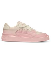 Balmain - B-Court Flip Leather Sneakers - Lyst