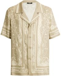 Balmain - Printed Foulard Pyjama Shirt - Lyst