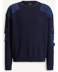 Balmain - Wool Vintage Utility Jumper - Lyst