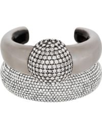 Balmain - Set De Bracelets Jonc Piercing - Lyst