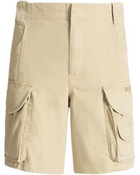 Balmain - Cotton Cargo Bermuda Shorts - Lyst