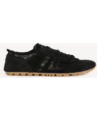 Balmain - Suede Racer 45 Sneakers - Lyst