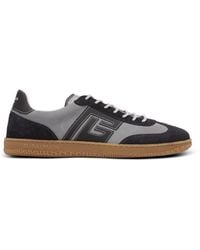 Balmain - Suede Swan Trainers - Lyst