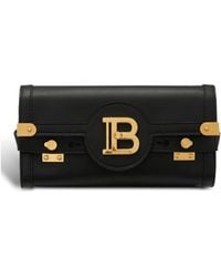 Balmain - Smooth Leather B-Buzz 23 Clutch Bag - Lyst