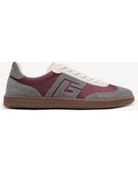 Balmain - Swan Suede And Nylon Trainers - Lyst