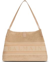 Balmain - Mittelgroßer Release Shopper Aus Baumwollfrottee - Lyst