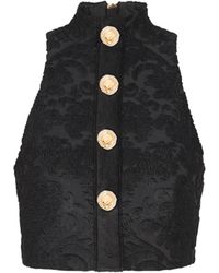 Balmain - Baroque Pattern Buttoned Top - Lyst