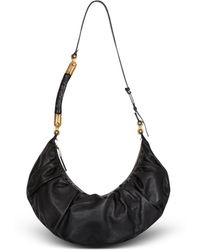 Balmain - Borsa Ébène Hobo - Lyst