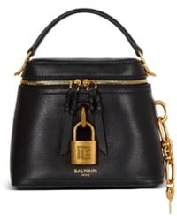 Balmain - Pulse Vanity-Calfskin Leather Bag - Lyst